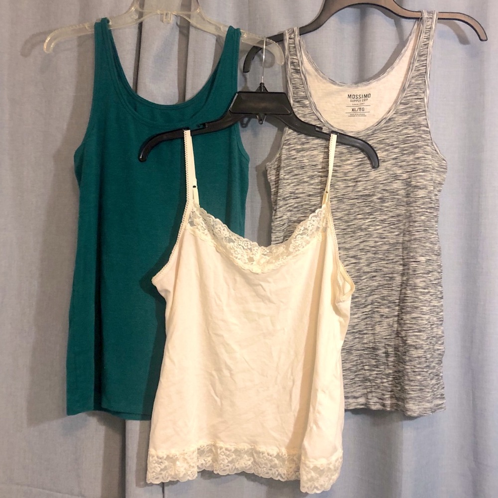 Bundle of 3 XL tanks Elle, Merona, Mossimo